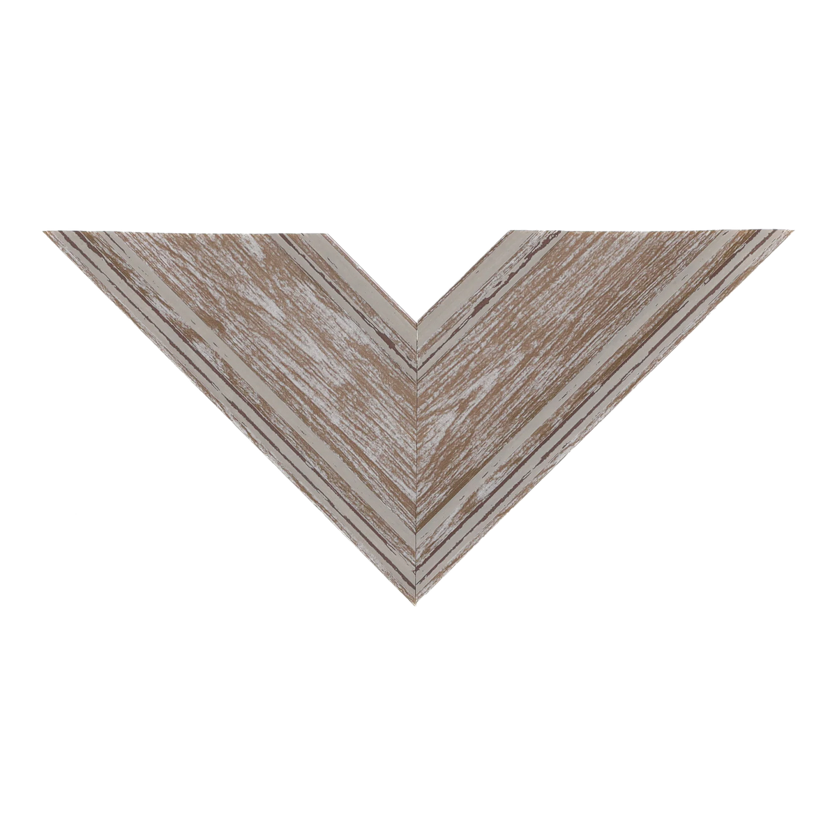 Top view of Beach House II picture frame in walnut