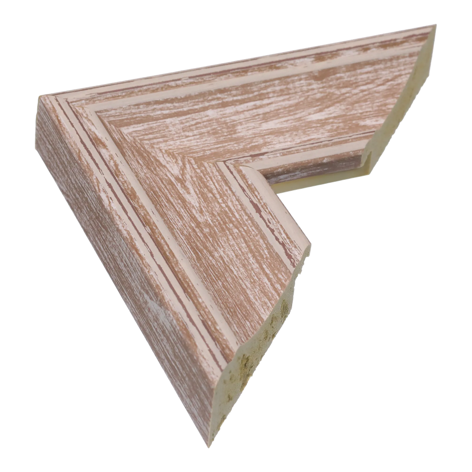 Beach House II in walnut picture frame