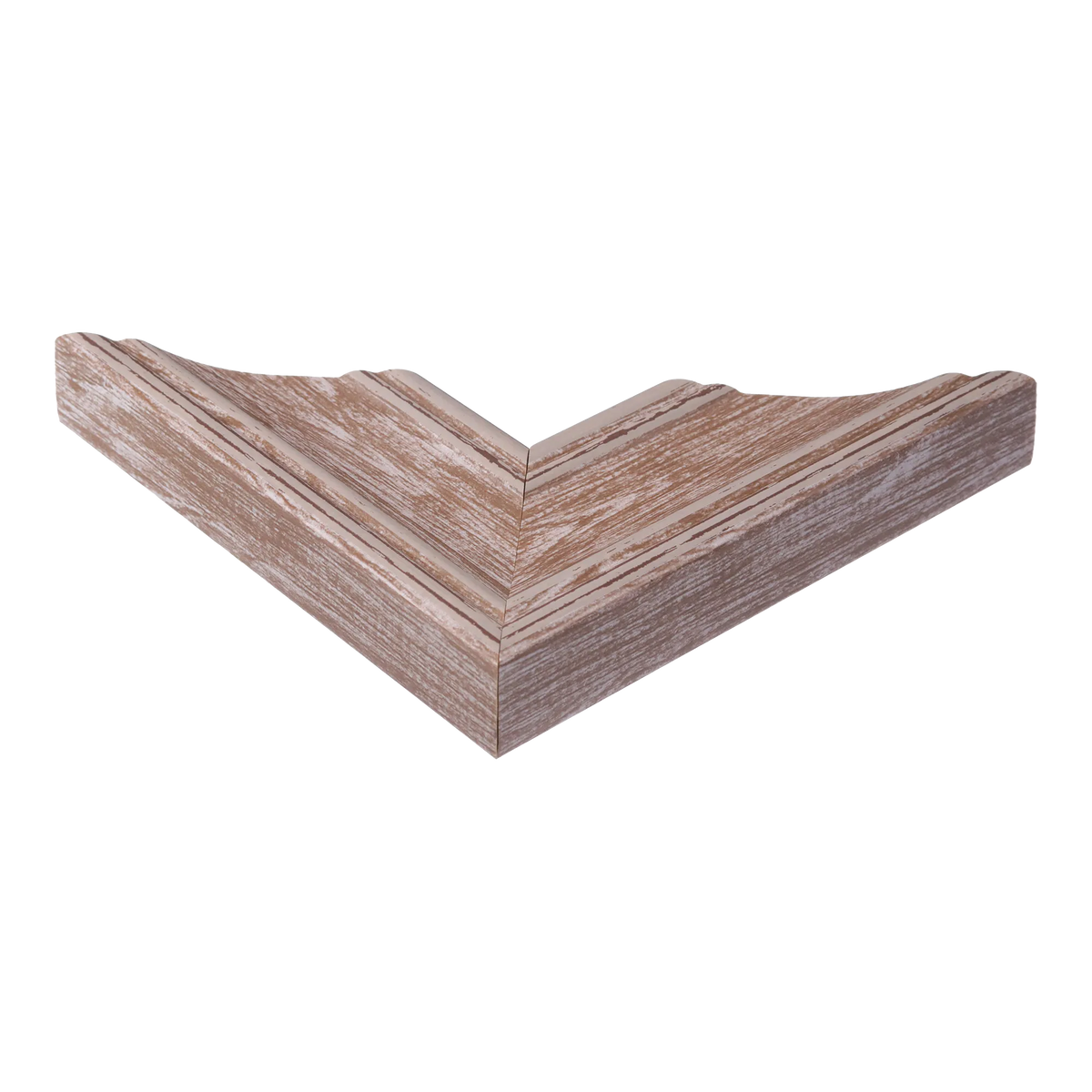 Corner view of Beach House II in walnut picture frame