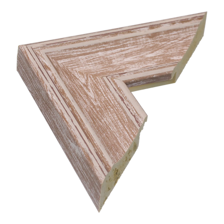 Beach House II in walnut picture frame