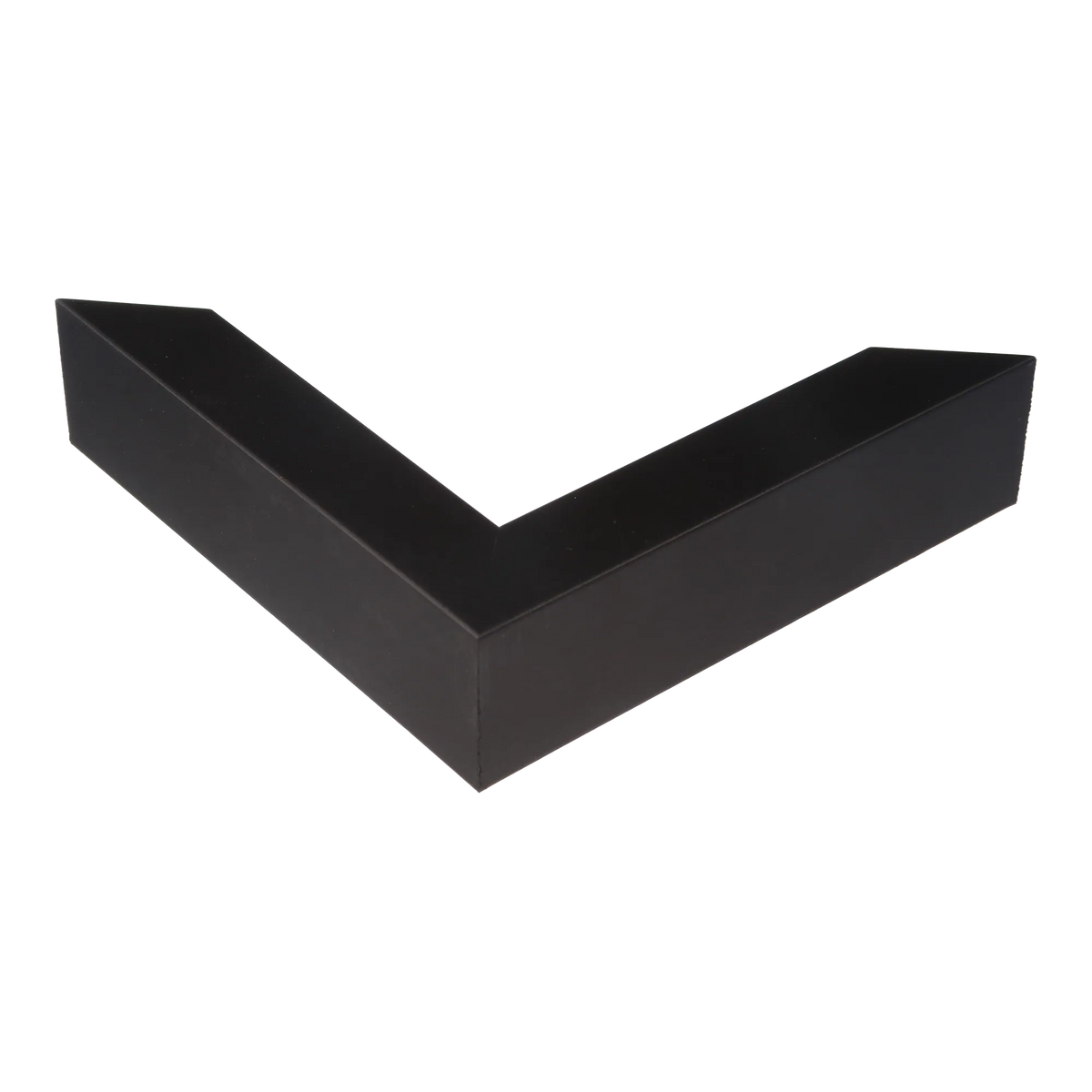 Corner view of Box in black picture frame