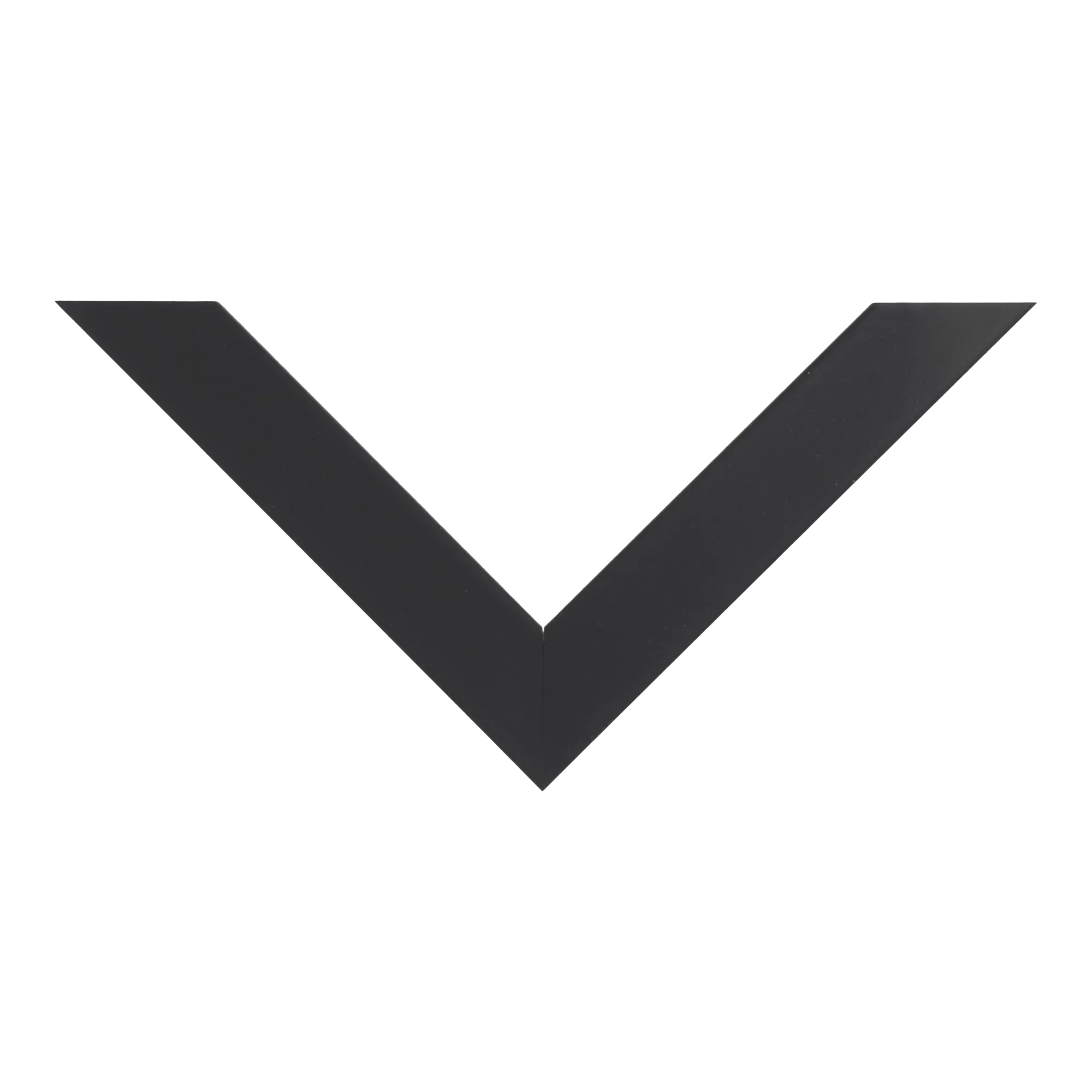 Top view of Box picture frame in black