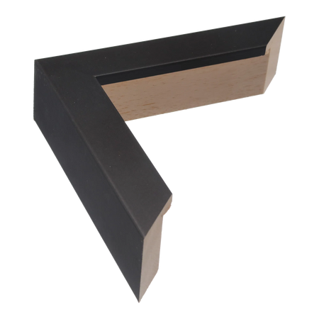 Box in black picture frame