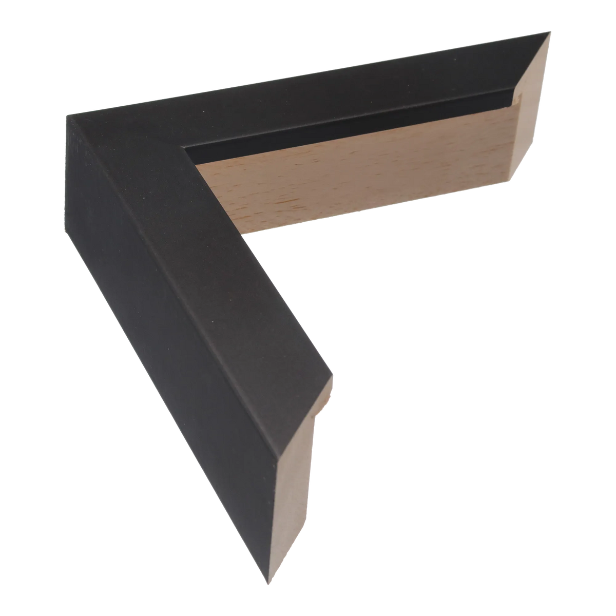 Box in black picture frame