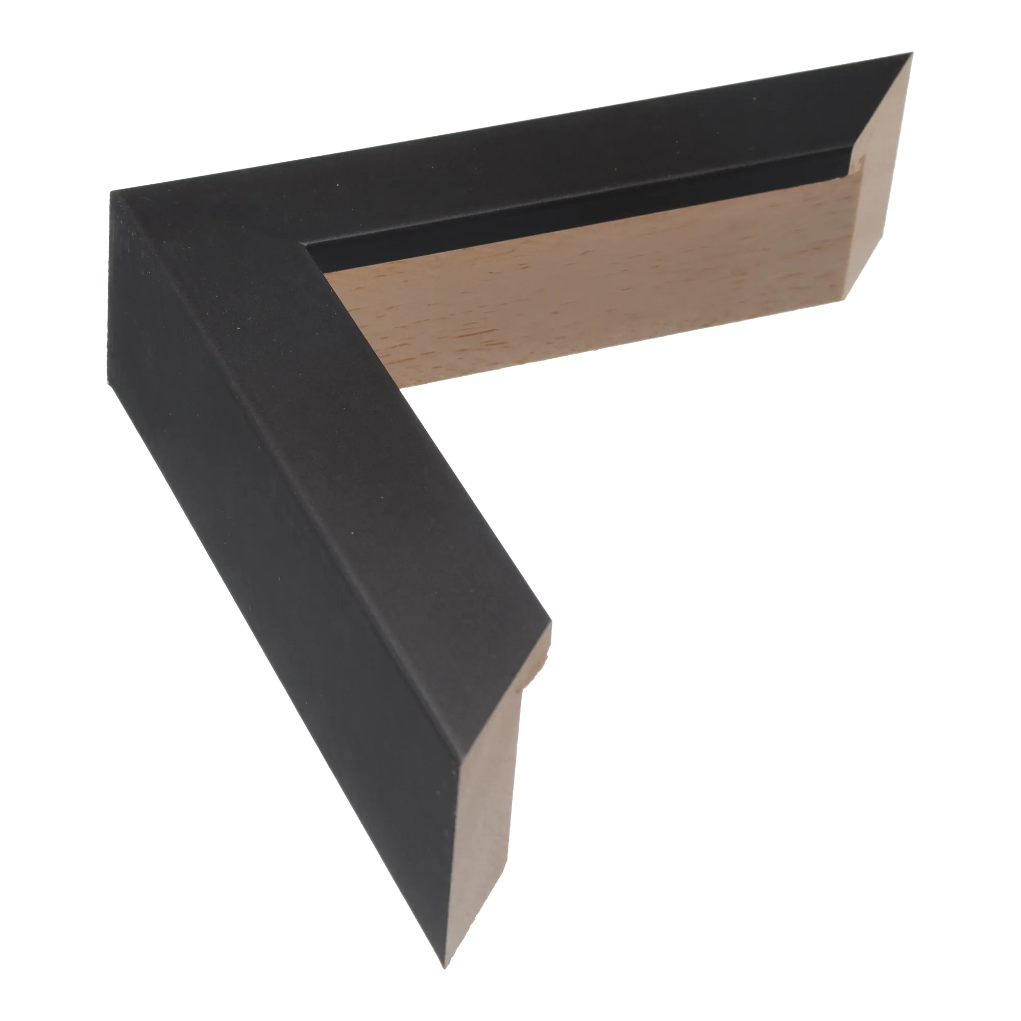 Box in black picture frame