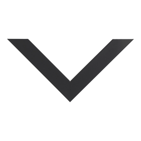 Top view of Box picture frame in black