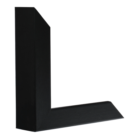 Vertical view of box black picture frame