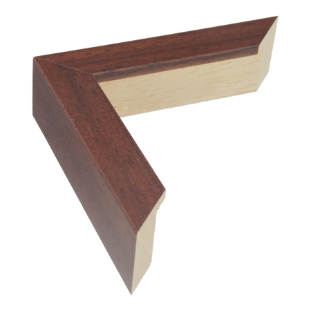 Box in brown picture frame