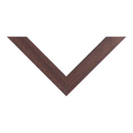 Top view of Box picture frame in brown