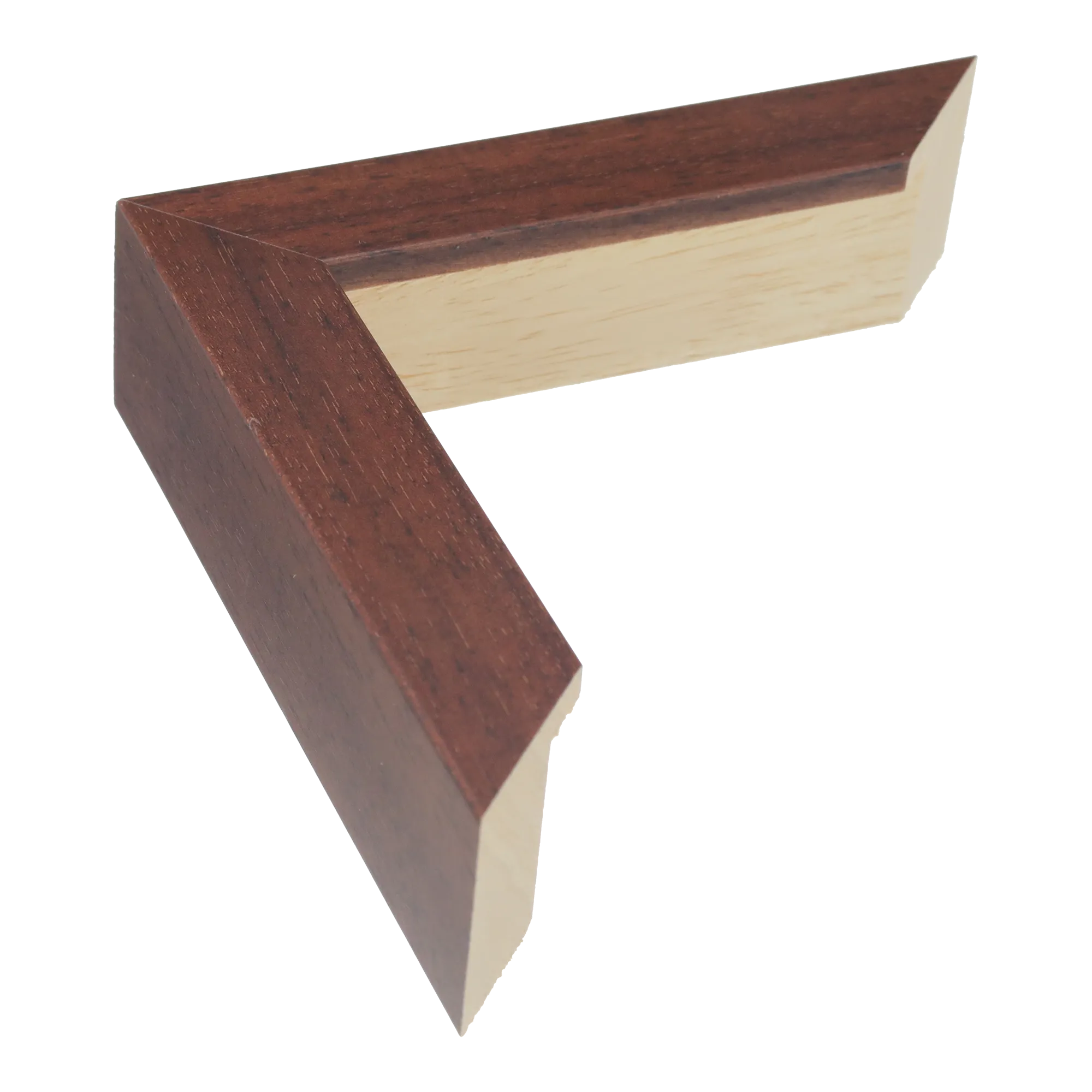 Box in brown picture frame