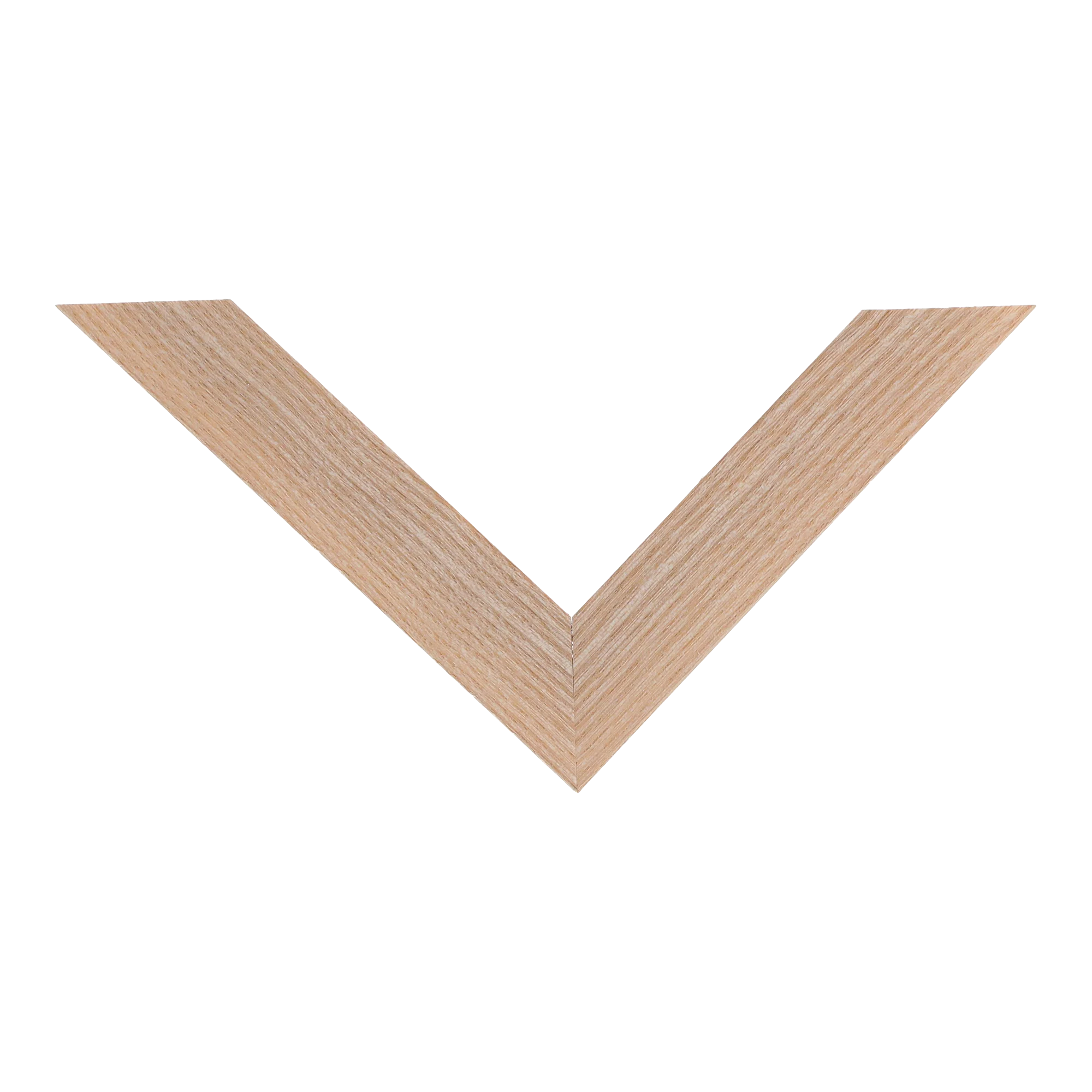 Top view of Box picture frame in natural