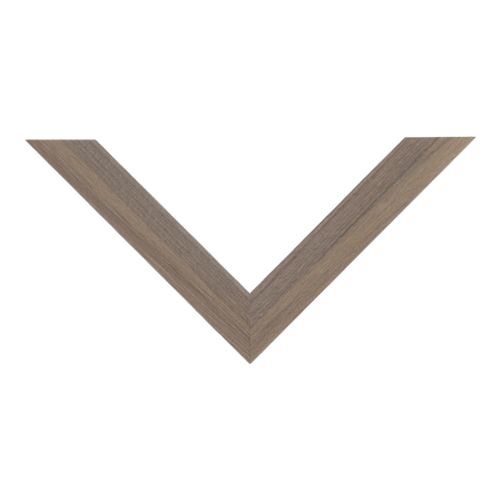 Top view of Box picture frame in walnut grain