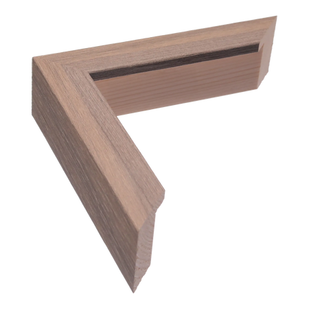 Box in walnut grain picture frame