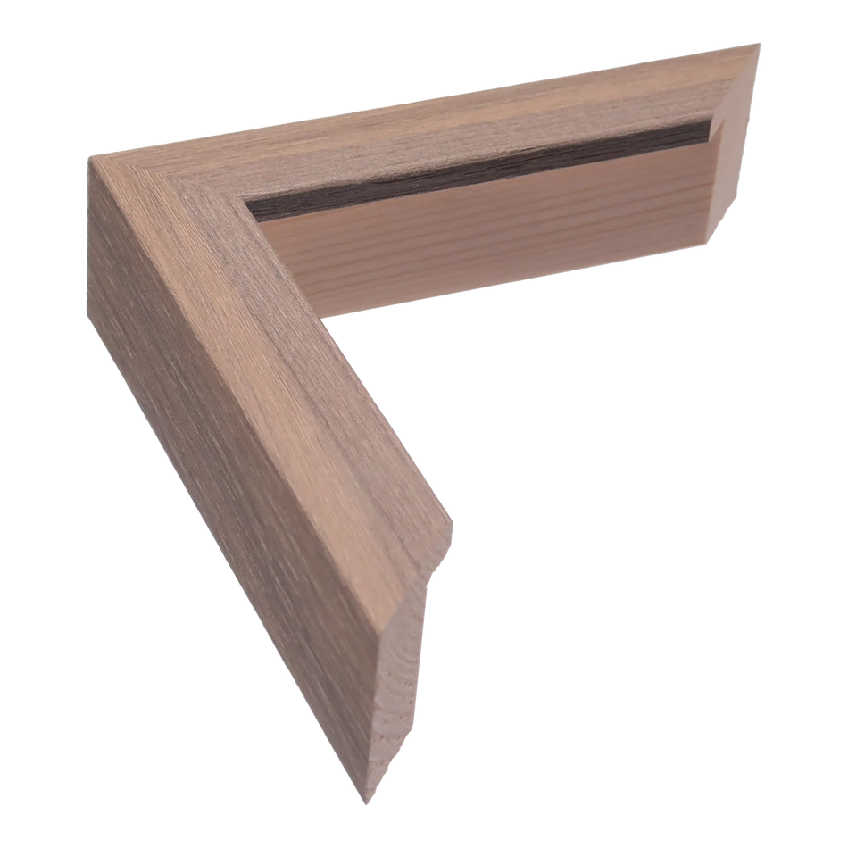 Box in walnut grain picture frame