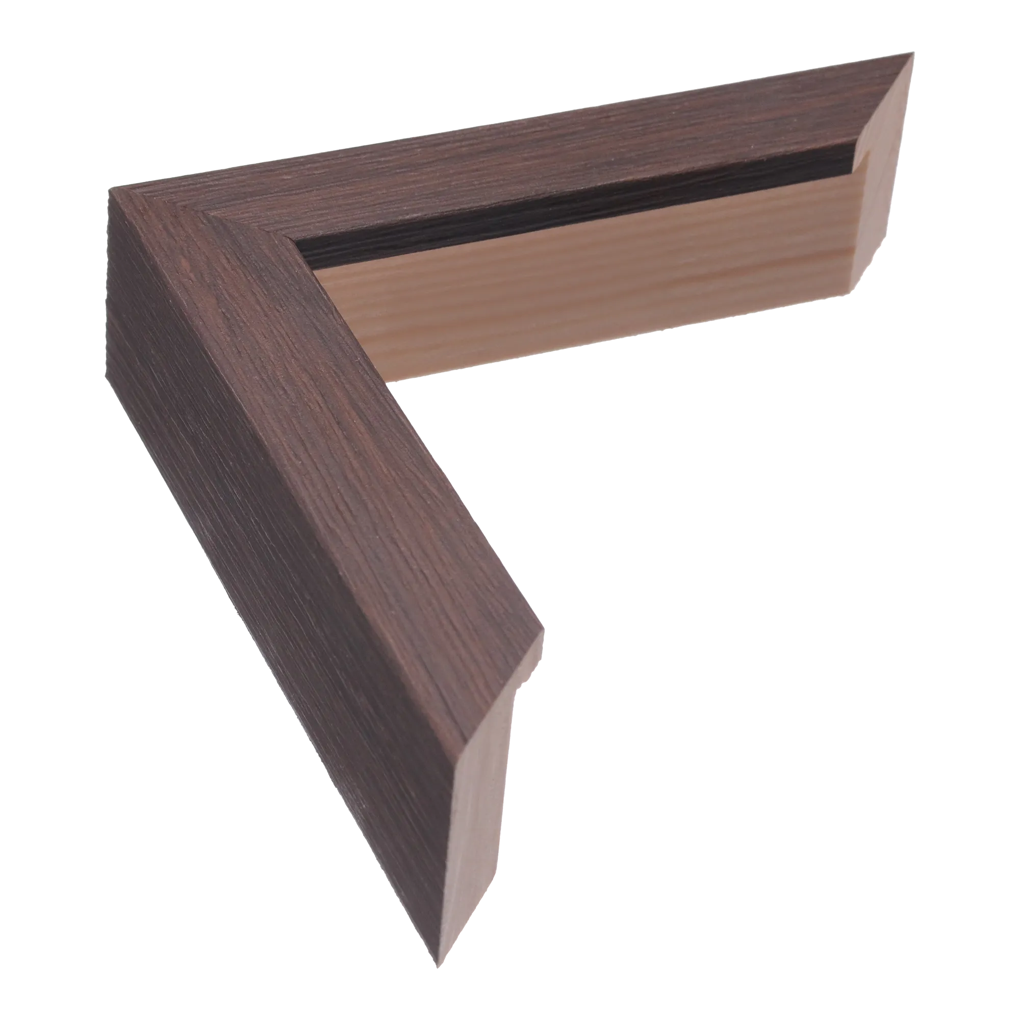 Box in wenge grain picture frame