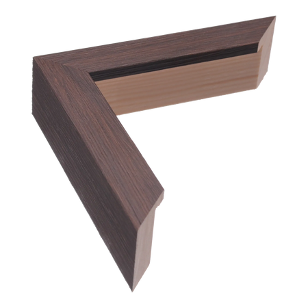 Box in wenge grain picture frame