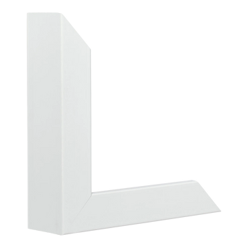 Vertical view of box white picture frame sample