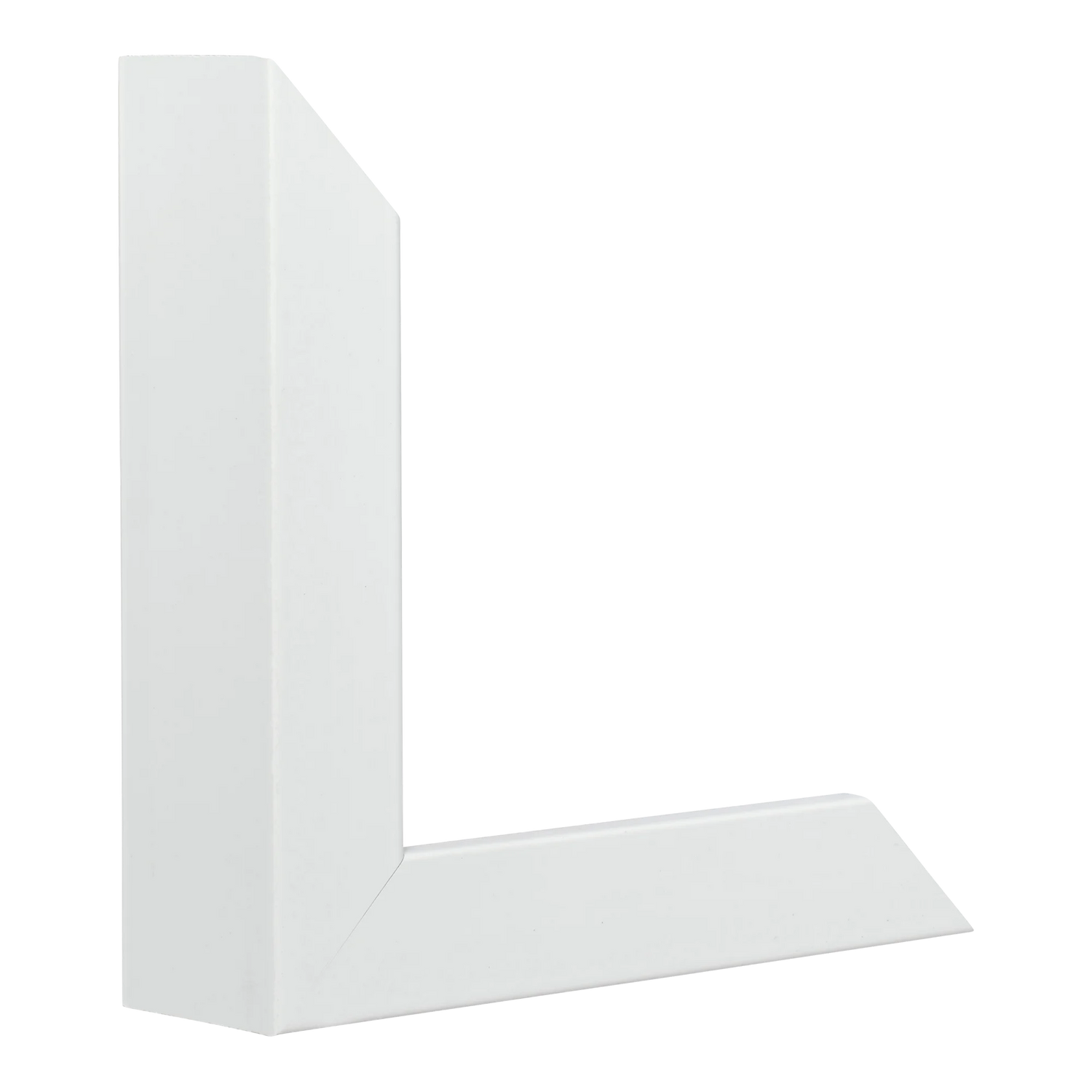 Vertical view of box white picture frame