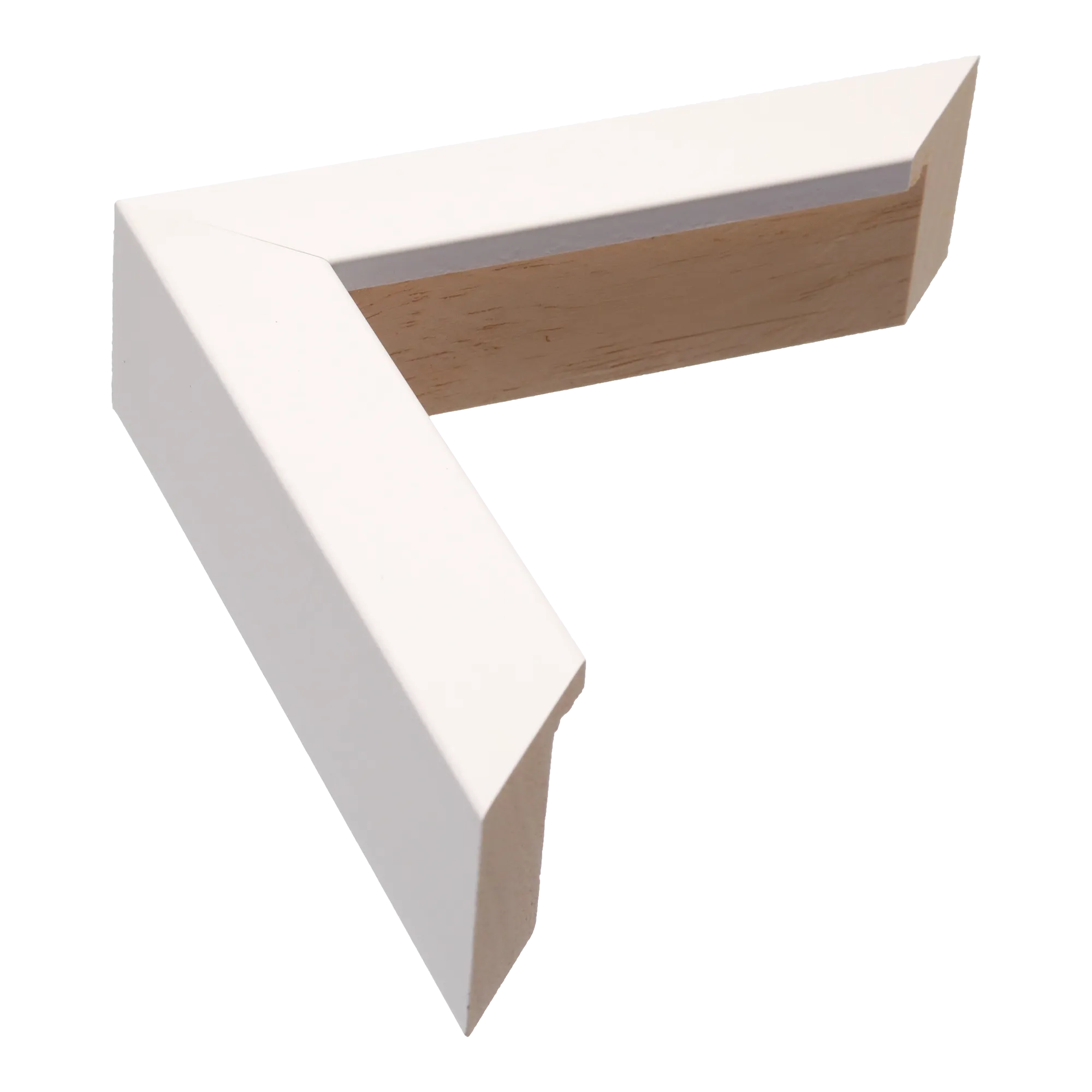 Box in white picture frame