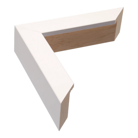 Box in white picture frame