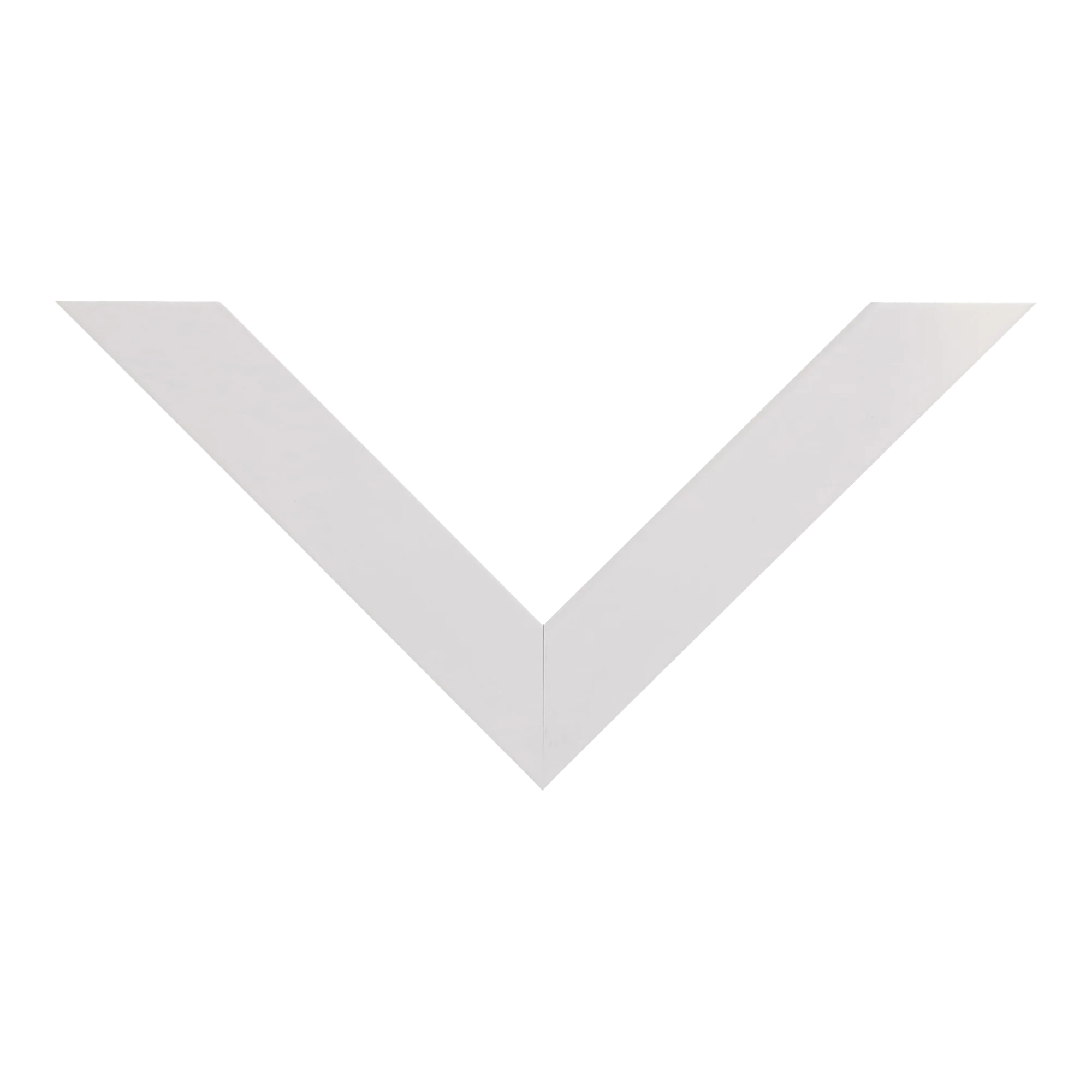 Top view of Box picture frame in white