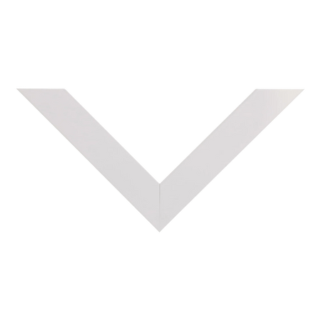 Top view of Box picture frame in white