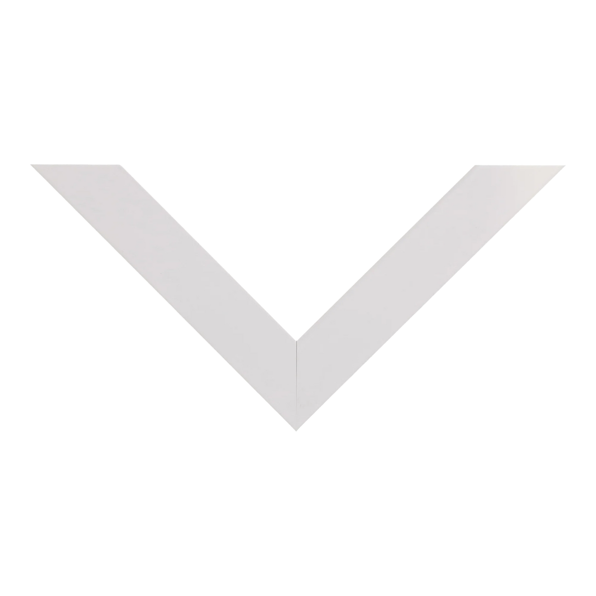 Top view of Box picture frame in white