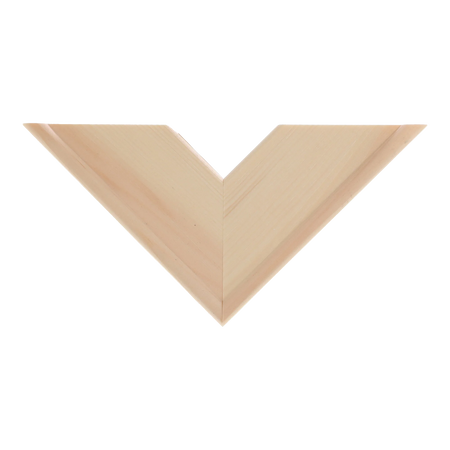 Top view of Canvas Stretcher Bar 19mm in natural