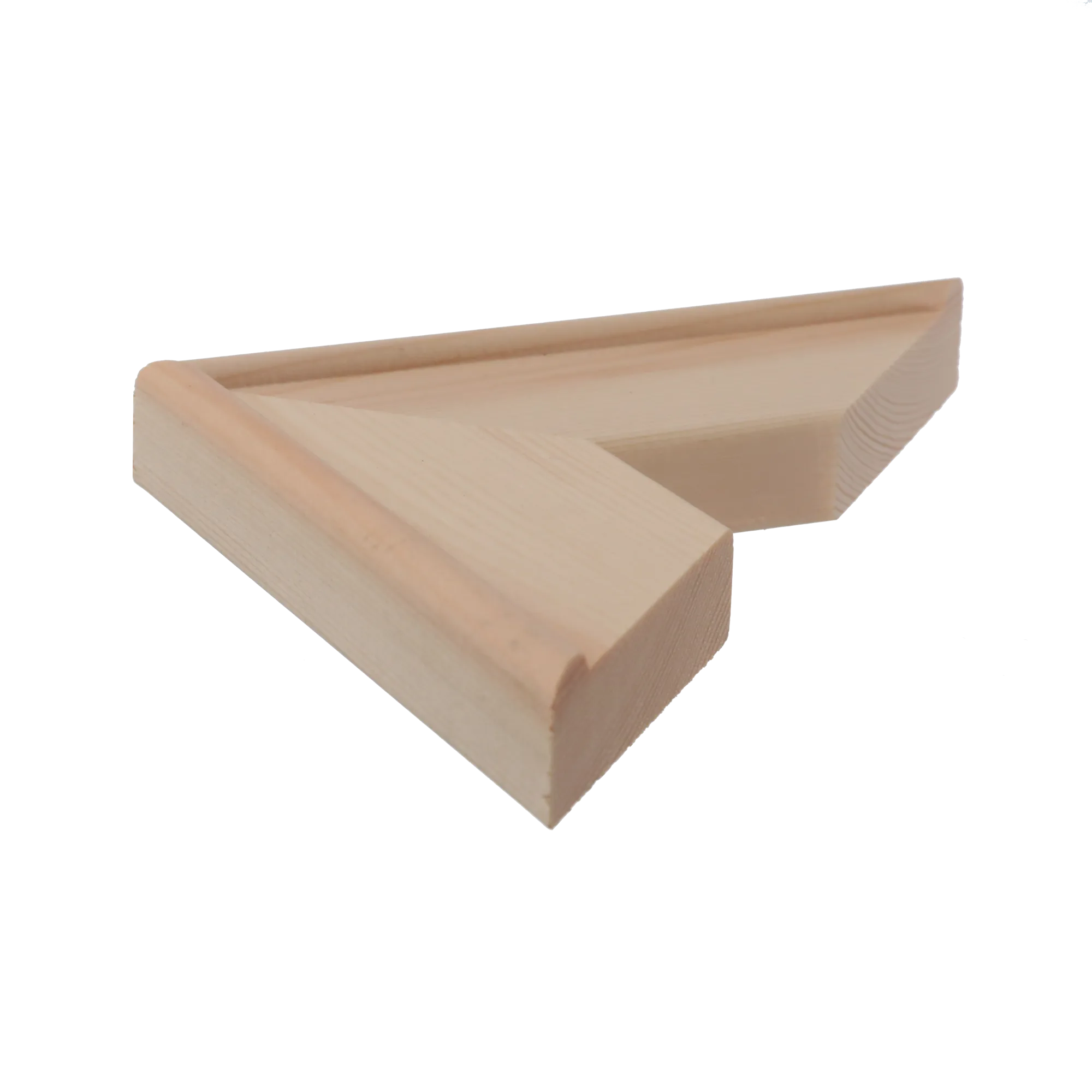 Side view of Canvas Stretcher Bar 19mm in natural