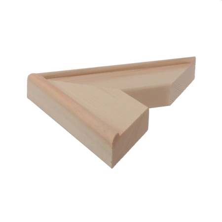 Side view of Canvas Stretcher Bar 19mm in natural