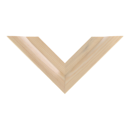 Top view of Canvas Stretcher Bar 38mm in natural