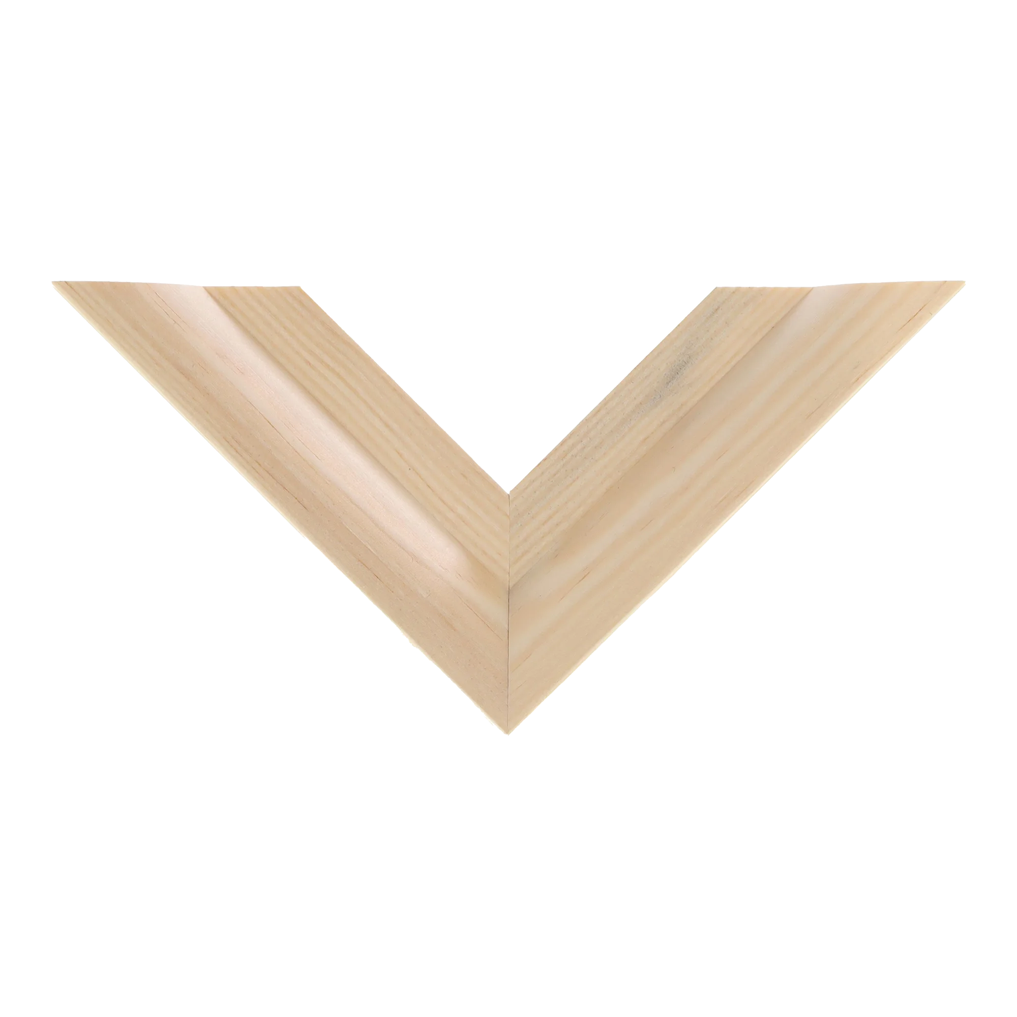 Top view of Canvas Stretcher Bar 38mm in natural