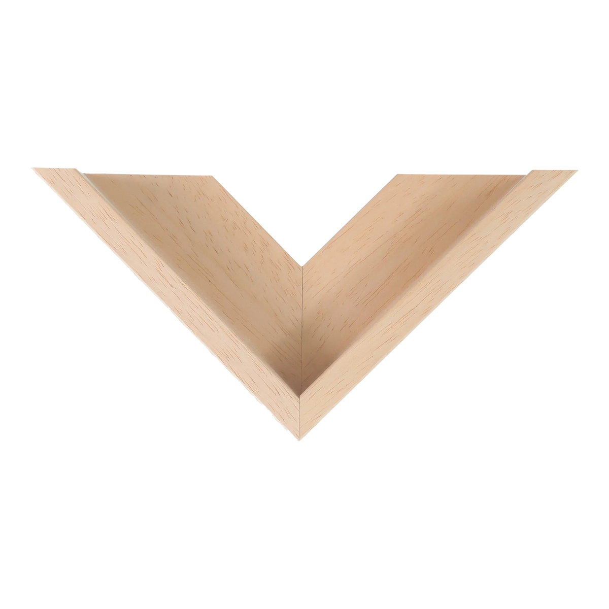 Top view of Canvas Float I frame in natural