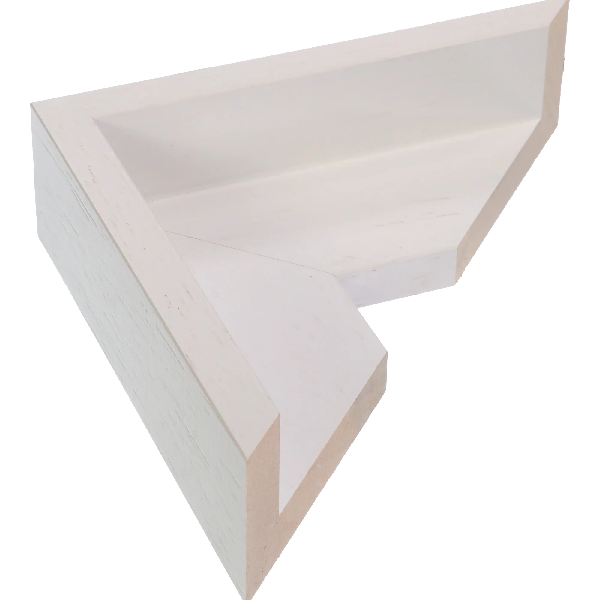 Canvas Float I in white frame