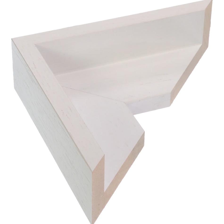 Canvas Float I in white frame