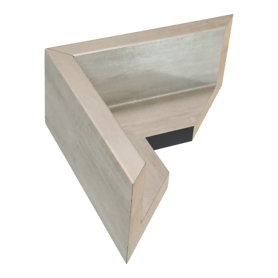 Canvas Float II in antique silver frame