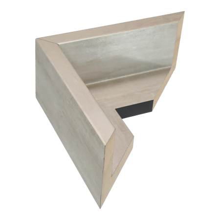 Canvas Float II in antique silver frame