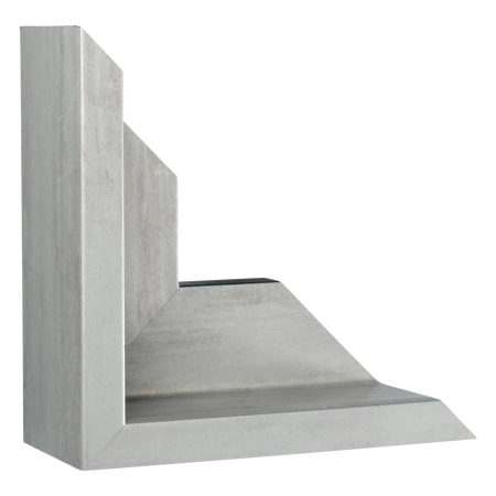Canvas Float II in antique silver frame