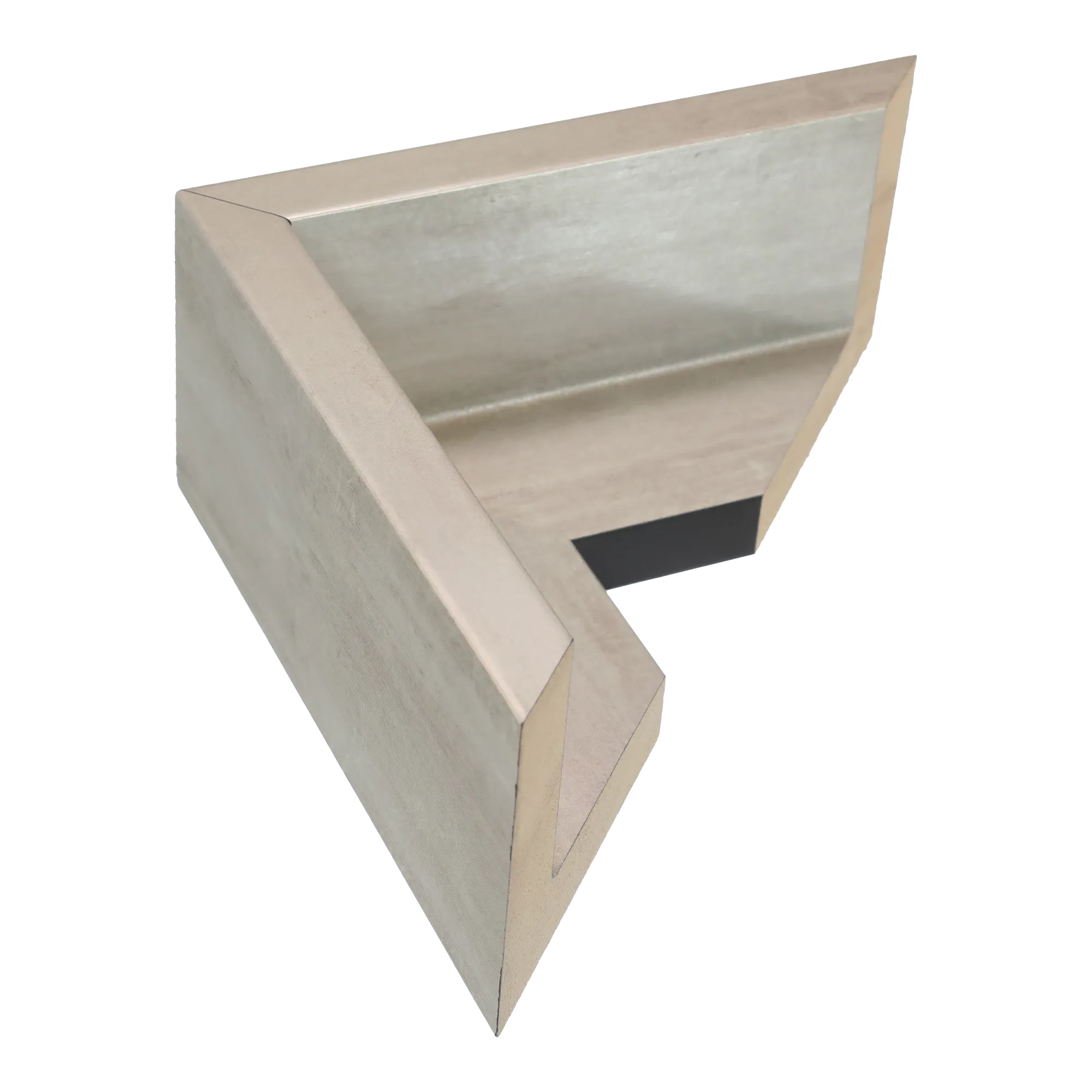 Canvas Float II in antique silver frame