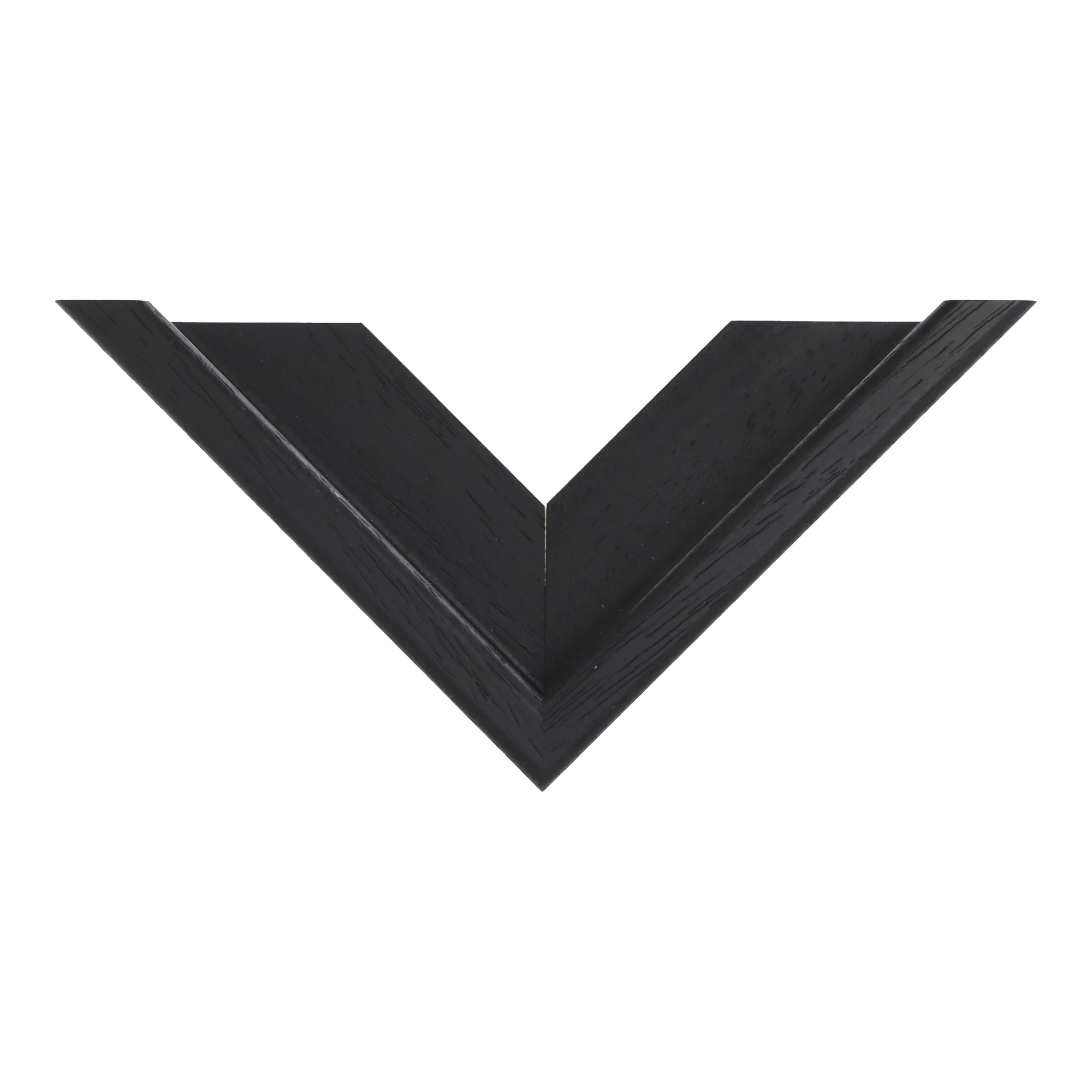 Top view of Canvas Float II frame in black