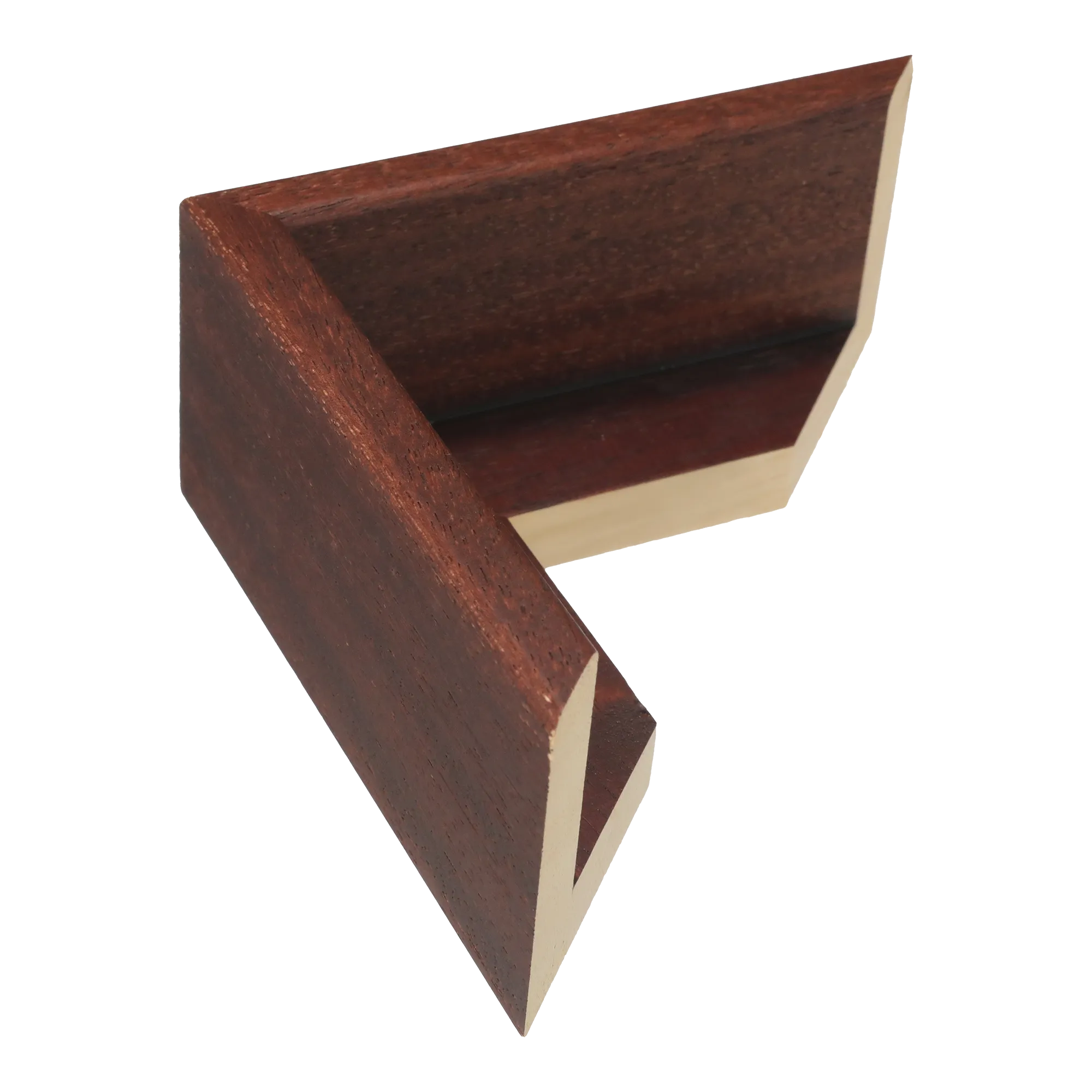 Canvas Float II in brown frame