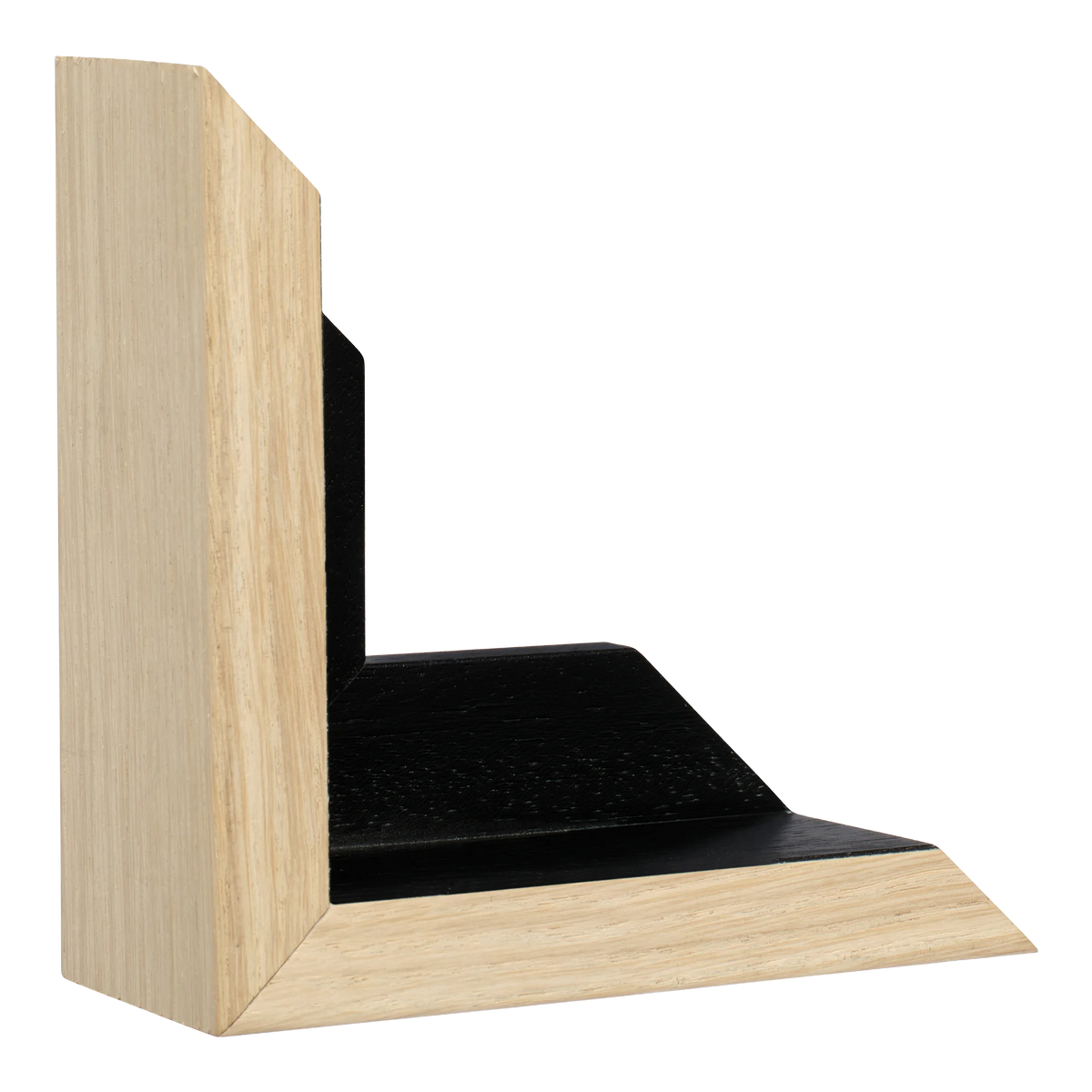 Canvas Float II in oak frame