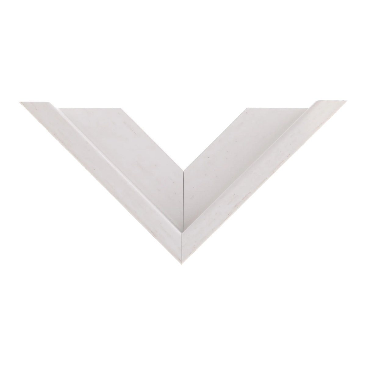 Top view of Canvas Float II frame in white