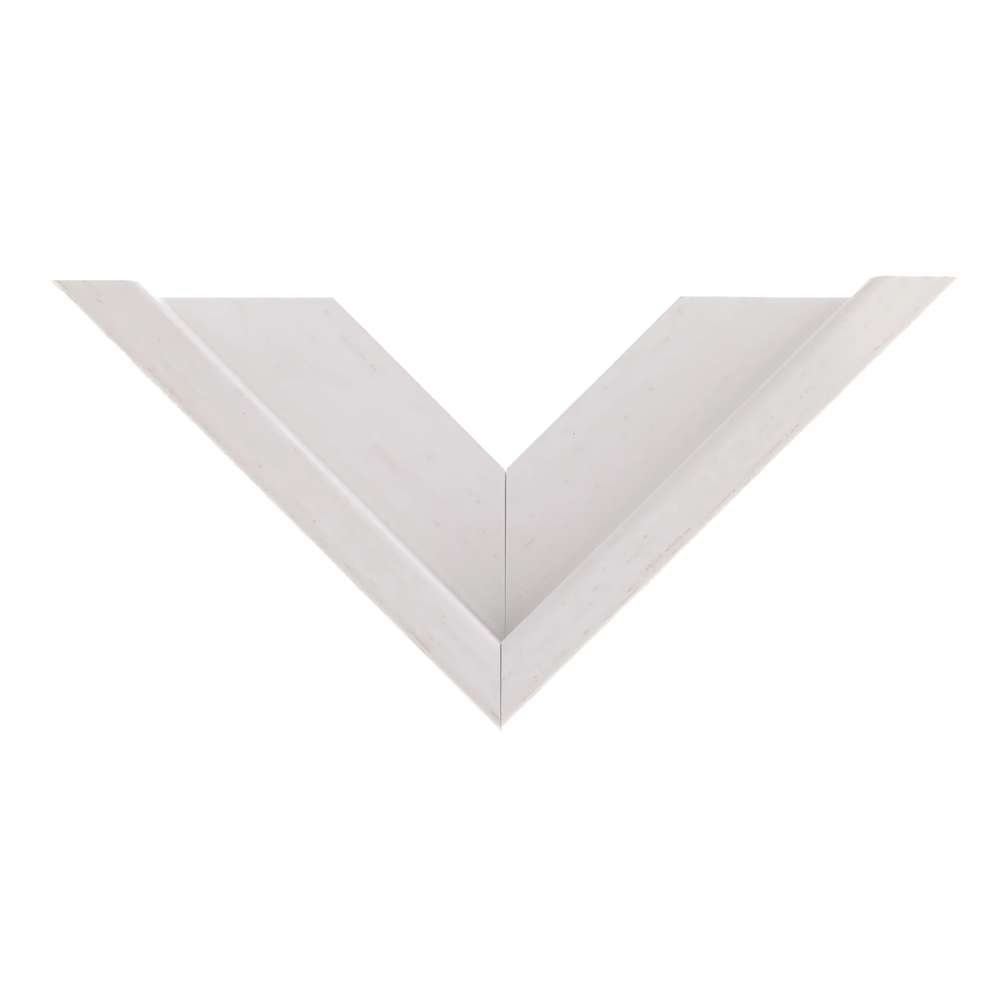 Top view of Canvas Float II frame in white