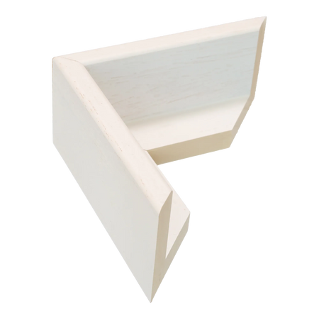 Canvas Float II in white frame