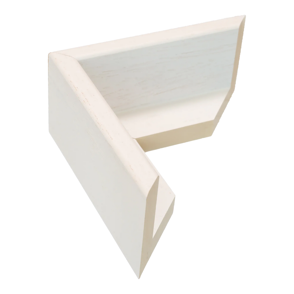 Canvas Float II in white frame