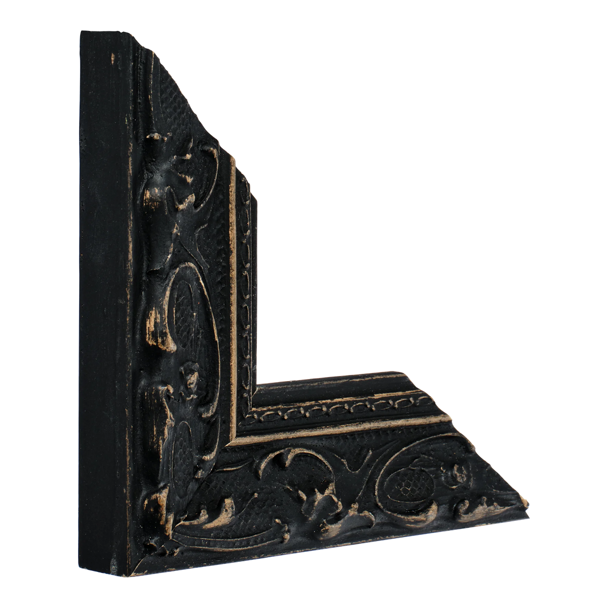 Vertical view of chateau black picture frame sample