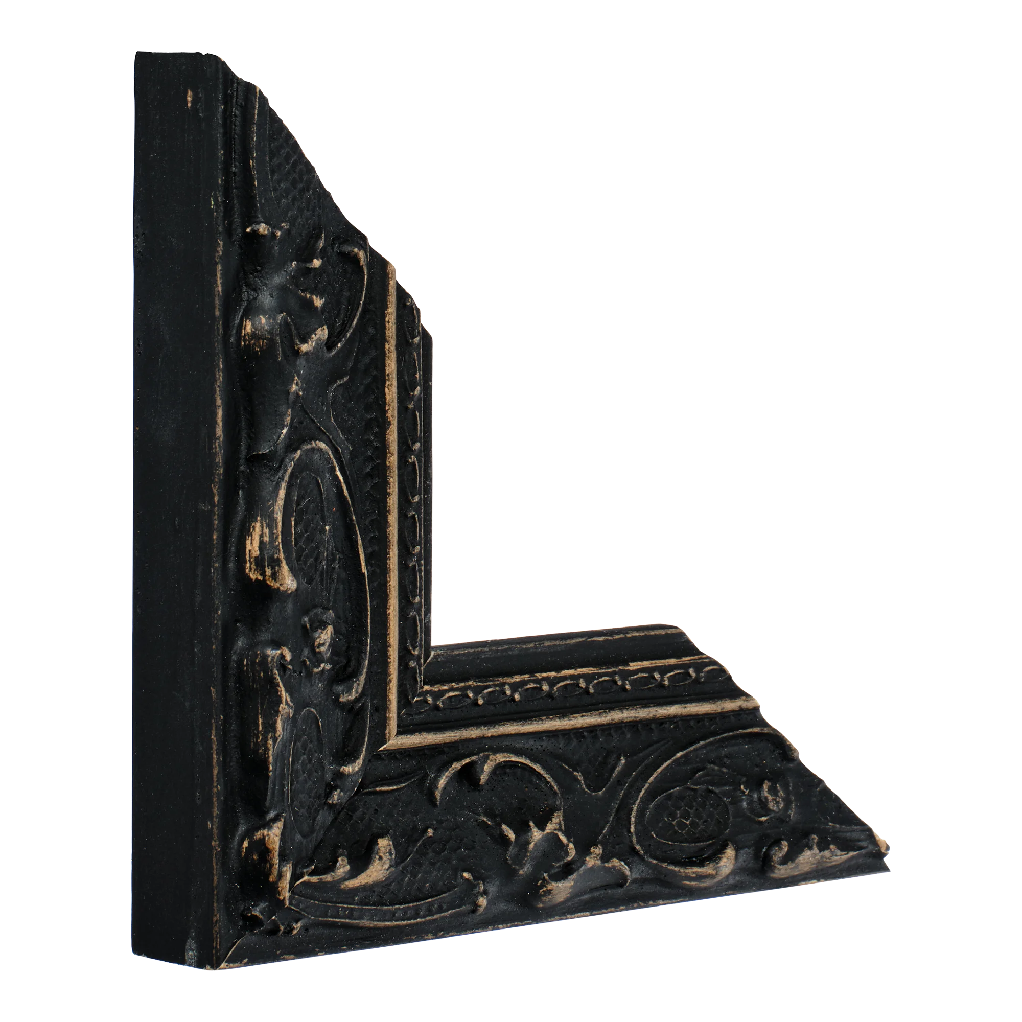Chateau in black picture frame