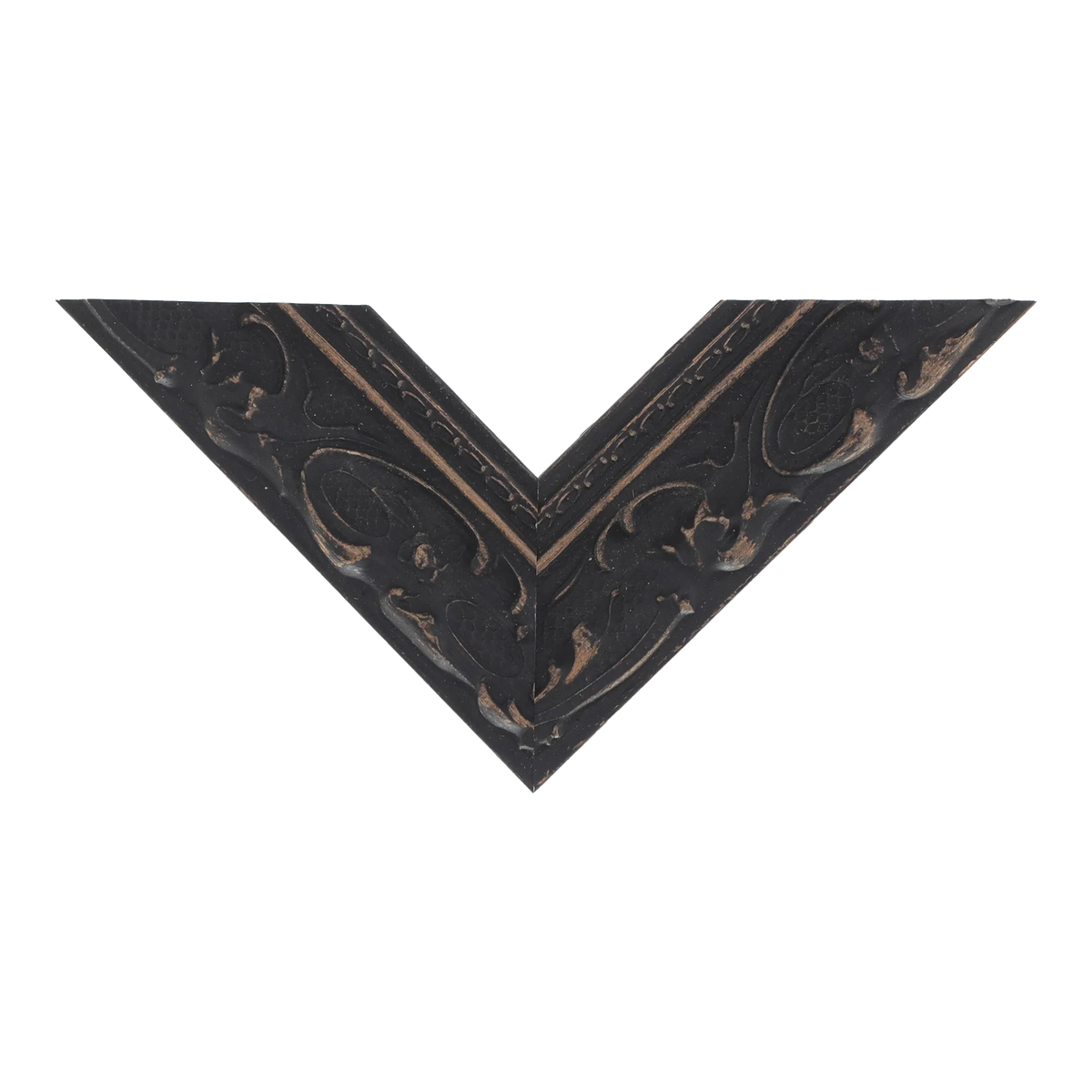 Top view of Chateau picture frame in black