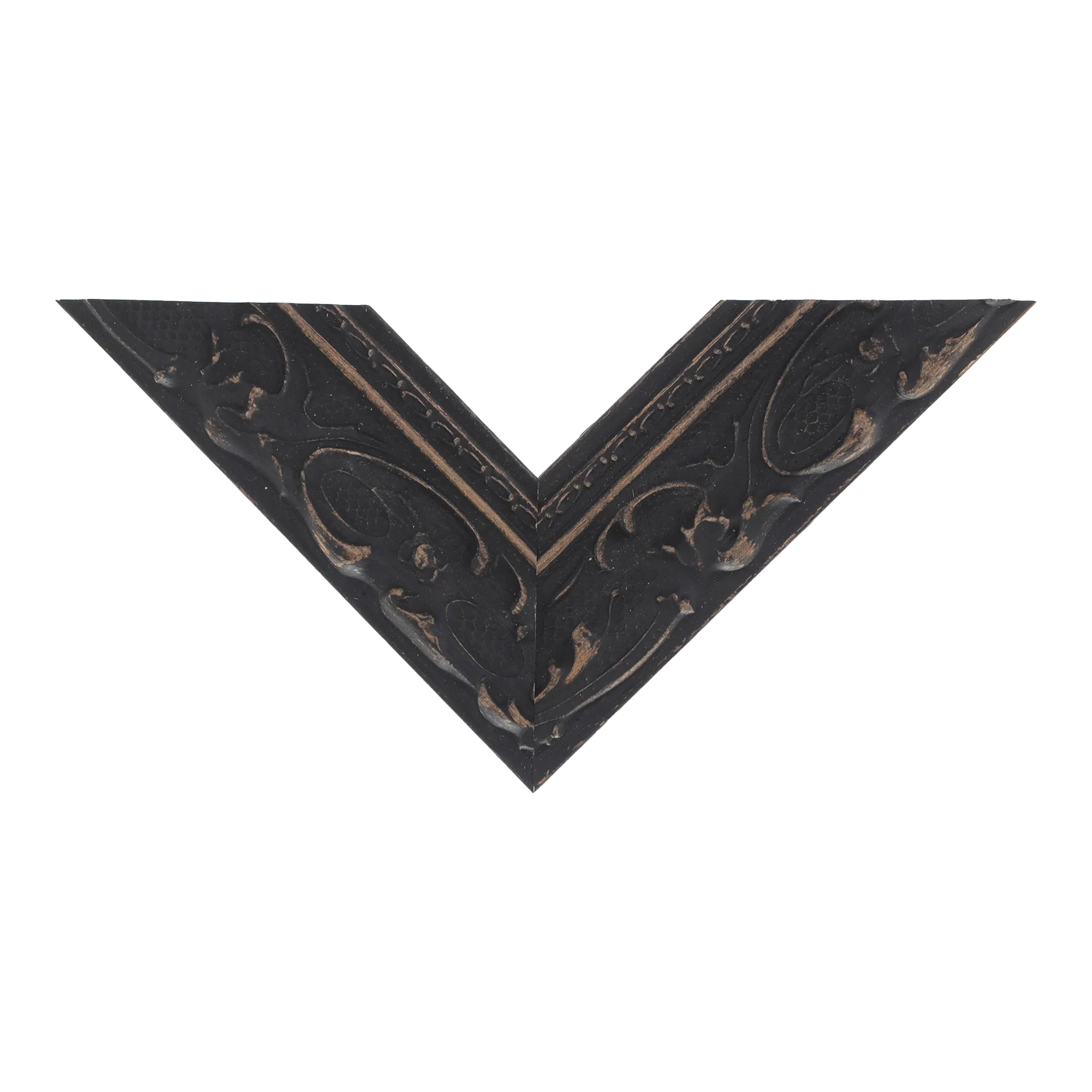 Top view of Chateau picture frame in black